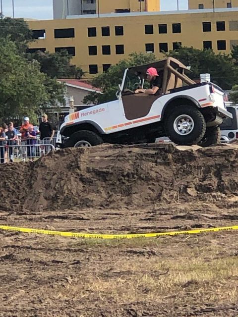 This week's #MBJJ Spotlight is on Coltin Hallman's 1980 Jeep Renegade - Rockin' the Proving Grounds! 🙌😁🏁🚙

"Way to go Coltin!"

#myrtlebeachjeepjam #thembjeepjam #mbjj2020