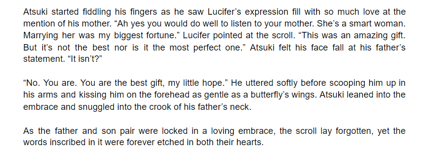  #OBEYMEmber Nov 5 & 6 — Kids & Lucifer I'm so late I know, I'm so sorry. But better late than never right? I hope you all enjoy some kids & Lucifer fluff!