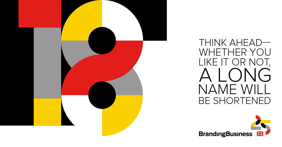 _BrandBusiness's tweet photo. Everyone wants a nickname, but you can't create your own. Same goes with corporate naming. Plan ahead. We've learned some things. One in a collection of insights from our 25 years in branding. Read the others here: https://t.co/tRPWK44MLn #brandname #brandnaming https://t.co/kQf3R2Icw6