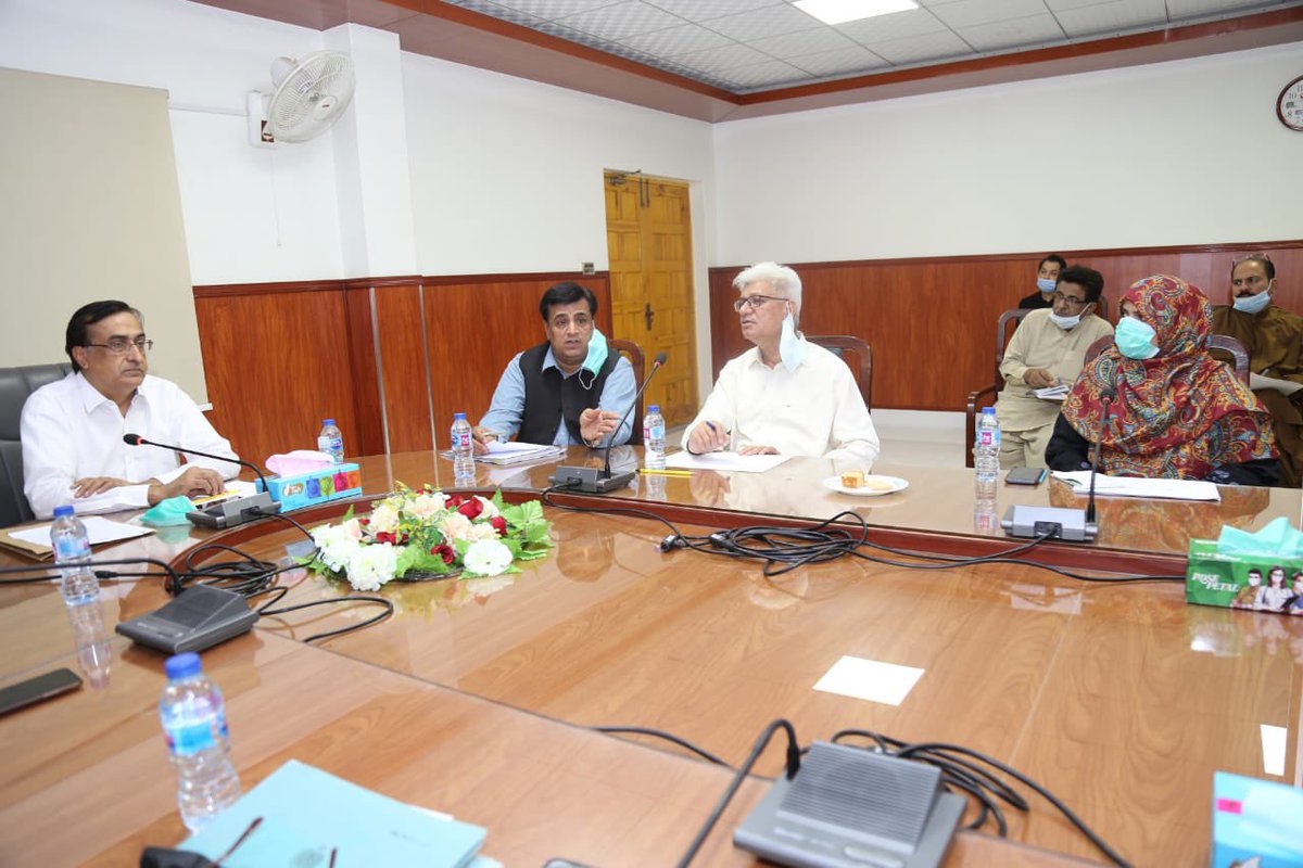 AgriSindh's tweet photo. Secretary Agriculture, Supply & Prices @RahimASoomro chaired review meeting on upcoming “Consultative Seminar / Workshop on Agriculture Statistics of Sindh” at Directorate General #AgriExt #Sindh with concerned officers. https://t.co/cgCZtGKS5L