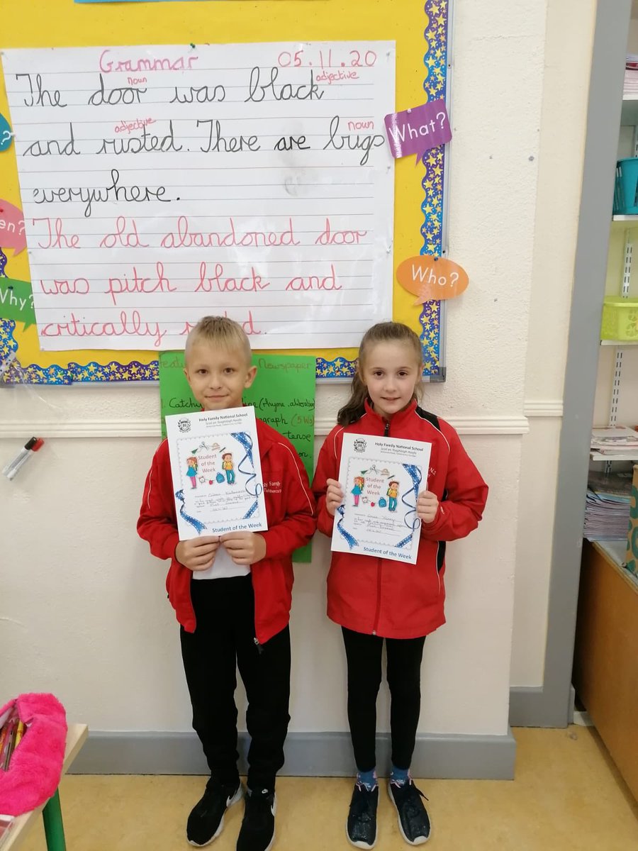 HolyFamilySligo's tweet photo. Students of the Week #rang4 https://t.co/vE9ZoqEUMI