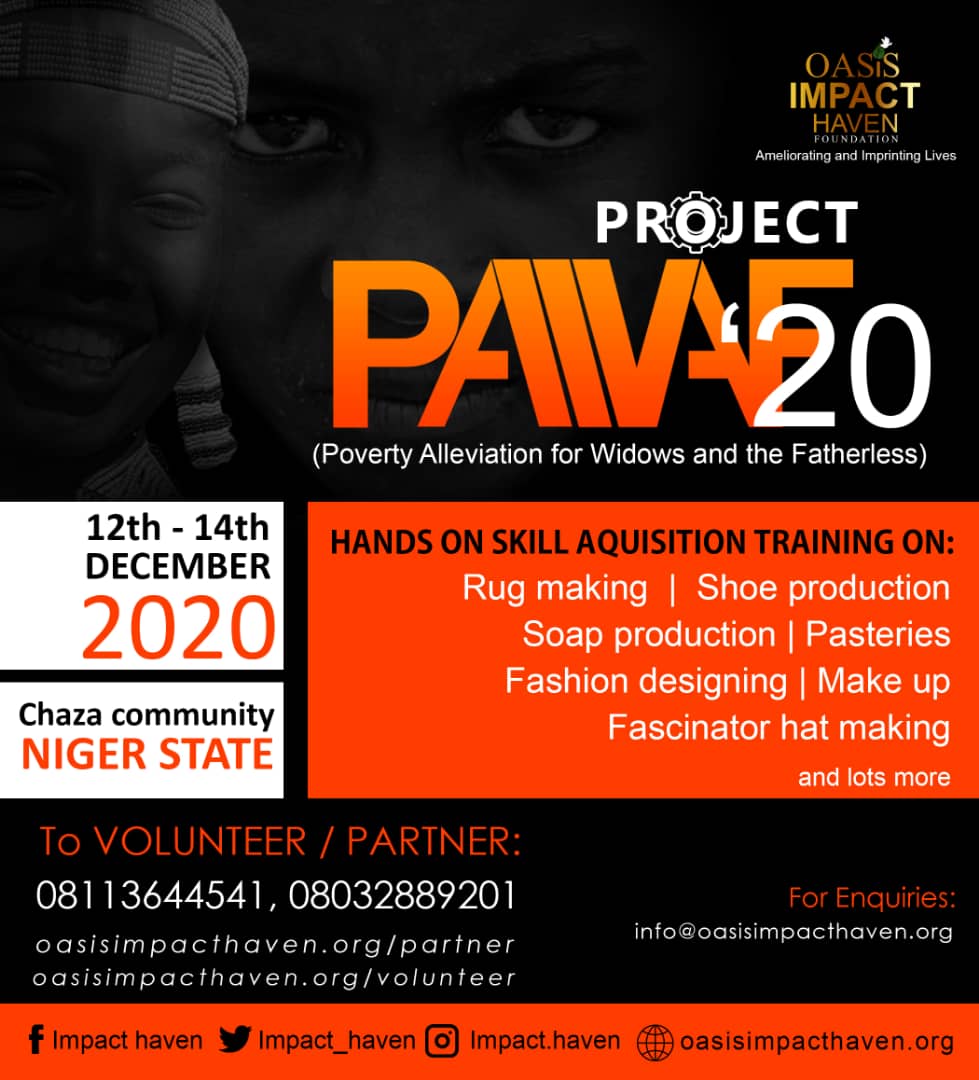 ImpactHavenNig's tweet photo. #ImpactHaven  #ImpactfulFriday #PAWAFProject2020 https://t.co/JwqyLMHc4Y