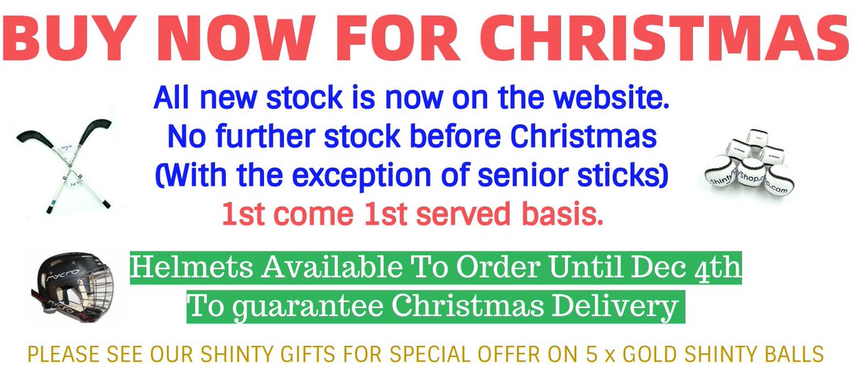 ShintyShop_'s tweet photo. Due to covid, we may have limited supplies of goods into December. Please make your #shinty Christmas purchases early, to avoid disappointment. Thank you. @camanachd @WomensShinty https://t.co/S8EuItIUVc