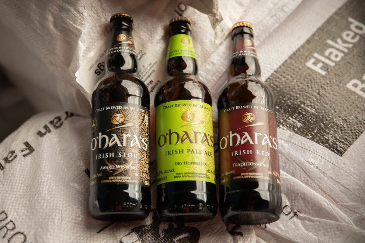 OHarasBeers's tweet photo. Freshly brewed! Sit back and relax with a few of our classic beers this weekend https://t.co/HxM243u3OW