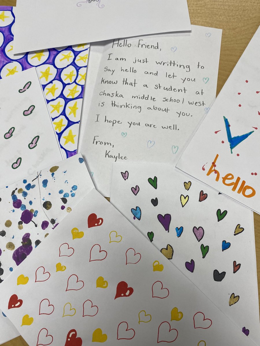 CMSW student sending love out into the world ❤️⁦<a href="/Weststarcenter/">CMSW</a>⁩ ⁦<a href="/ISD112/">E Carver Co Schools</a>⁩