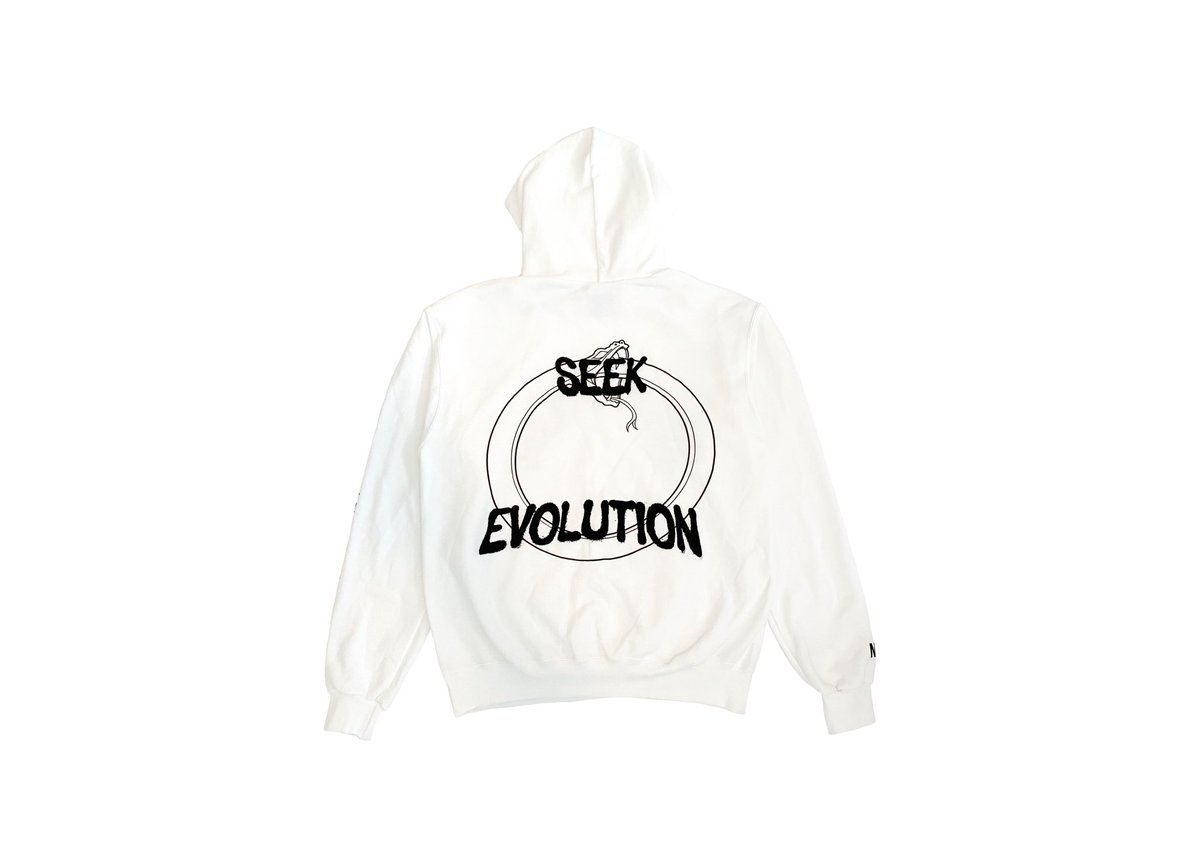 NOTOFNATURECLO's tweet photo. NΦN X CHAMPION SEEK EVOLUTION HOODIE INVERT OUT NOW ON https://t.co/0Ilpv2jUlY https://t.co/FUH0wi477G