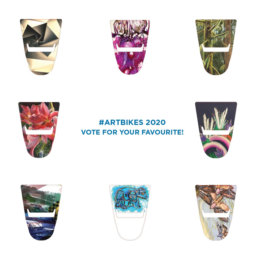 mobi_bikes's tweet photo. 🗣 #ArtBikes 2020 are coming and it's up to you to decide what designs will be featured! 🎨 @CultureCrawl artists have created 8 designs to pick from and the top four will be chosen!

Vote and enter to win a 365 Day Pass here: https://t.co/7VCM2idrTE

#mobishawgo #BikesWeShare https://t.co/6rLXWPXt2k