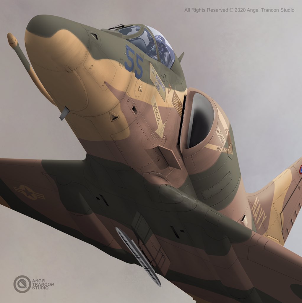 AngelTrancon's tweet photo. Jester at your six!! 😎🛩
And remember… You never ever leave your wingman!! 
 
#A4 #skyhawk #agressorsquadron #topgun @topgunmovie #jestersdead #feeltheneed #needforspeed #posterdesign #alternativemovieposter #movieposter #angeltranconstudio https://t.co/nFMvfZ2FrO