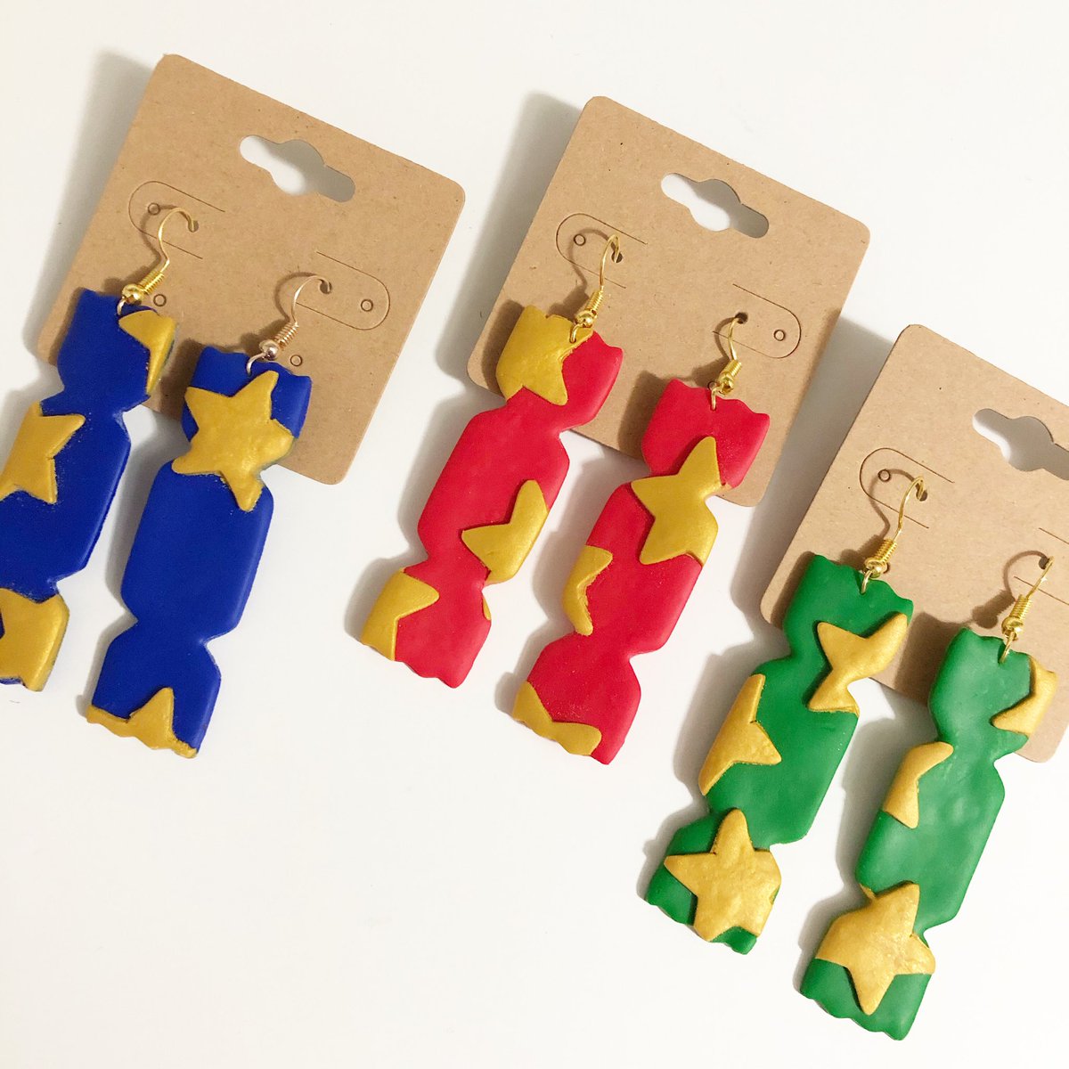 Hey guys! If you’re shopping small this Christmas, check out my handmade earrings! ❤️ etsy.me/3eibB7S #shoplocal #shophandmadehour