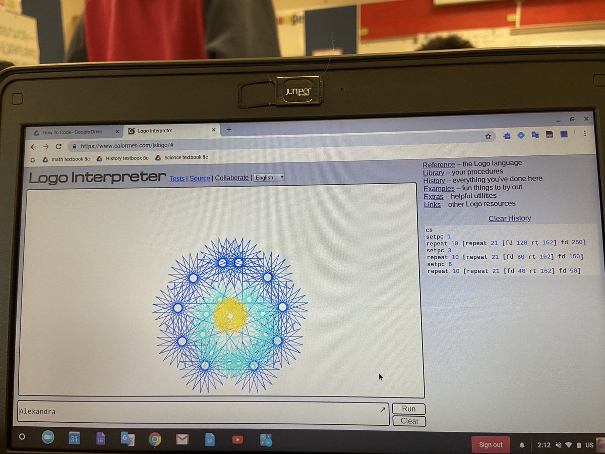 antheachanku's tweet photo. Making loops in #Logo π€ #codingfridays https://t.co/wcwIqd3cLm