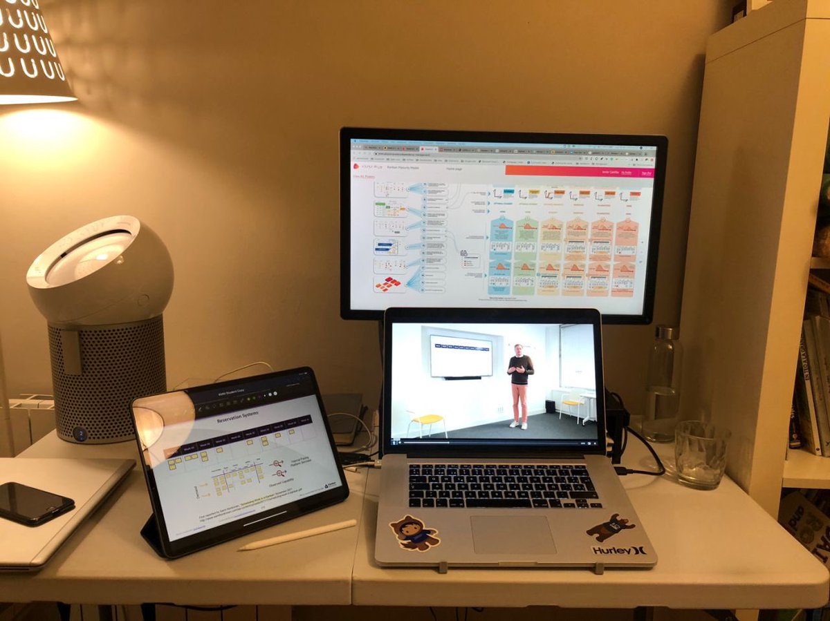 HJavixCS's tweet photo. Preparing for a Kanban Maturity Model class by @kanbantraining with videos, lectures and posters such as #TriageTables and #DependencyManagement by @mauvisoft
#Kanban #Resiliency #Agility #EvolutionaryChange #KanbanMaturityModel #KMM #CoachingKanban #Leadership #Management https://t.co/i793KsEcye