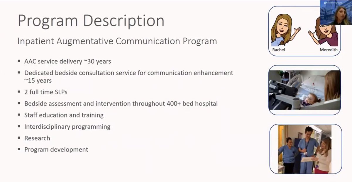 SapnaKmd's tweet photo. Thrilled to hear @RSantiago_SLP @icurehab 2020 speak on #AAC service delivery in #PedsICU @BostonChildrens #SLPeeps #icurehab 

Outstanding background information below. https://t.co/bhIHHIA5h5