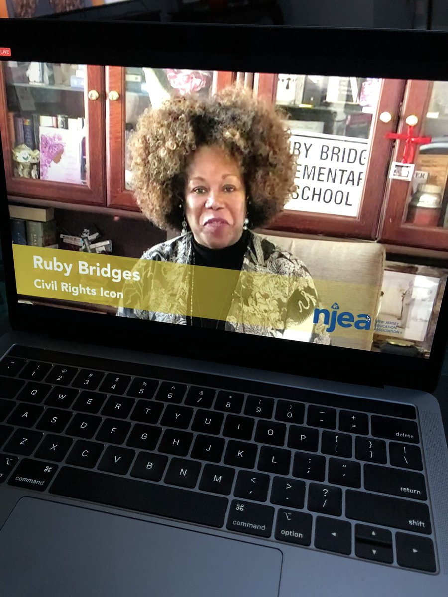 rkrementzCMC_27's tweet photo. It’s been a successful 2 day NJEA virtual convention. Thankful for lots of learning opportunities from the comfort of my own home. Extremely honored to be able to listen to civil right icon, Ruby Bridges, as the keynote speaker. #njctoy21 #NJEA #togetherfromhome @NJEA https://t.co/EbHvaV9OLf