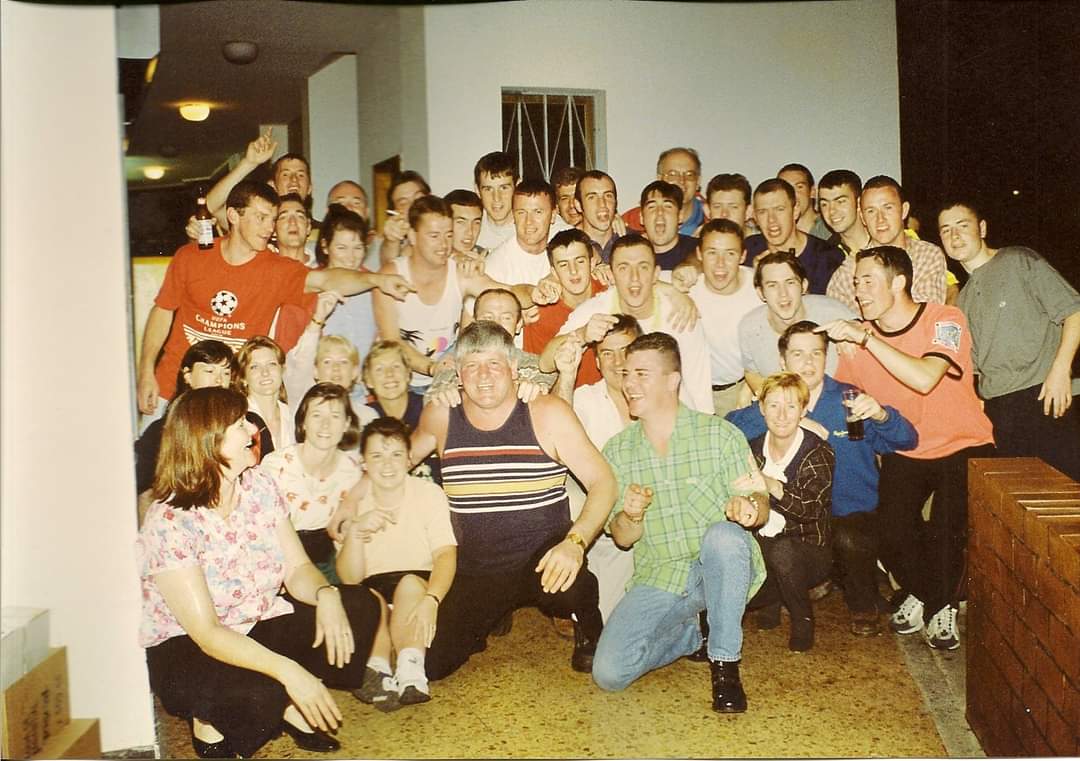 MorgantheBriar's tweet photo. Great days on the field with @CoillDubhGAA, but also some of the best ones off it. What a trip Playa del Ingles 1997 was. Rest in peace Willie 😢 Ul be badly missed. One of the great characters of our club and the driving force for our success https://t.co/UC1qhkphgG