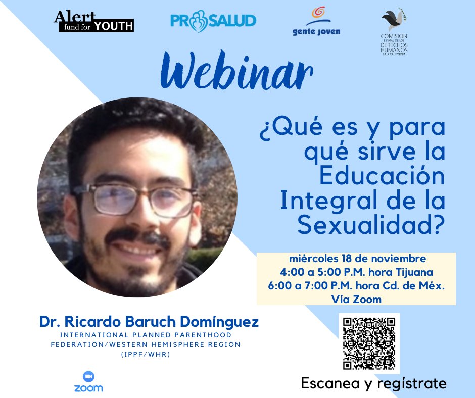 prosaludac's tweet photo. Feliz viernes

@prosaludac las y los invita cordialmente el próximo miércoles 18 de noviembre al tercer webinar titulado: “¿Qué es y para qué sirve la Educación Integral de la Sexualidad?” https://t.co/LXO5SHw1GK
