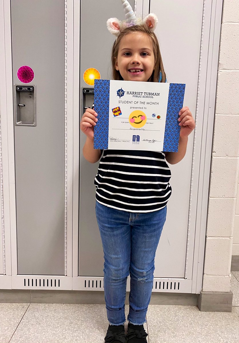 kpyper2017's tweet photo. 🌟Congratulations to this month’s “Responsibility” awards winners! 🌟@htubman2015 https://t.co/mXrY8JcjLC