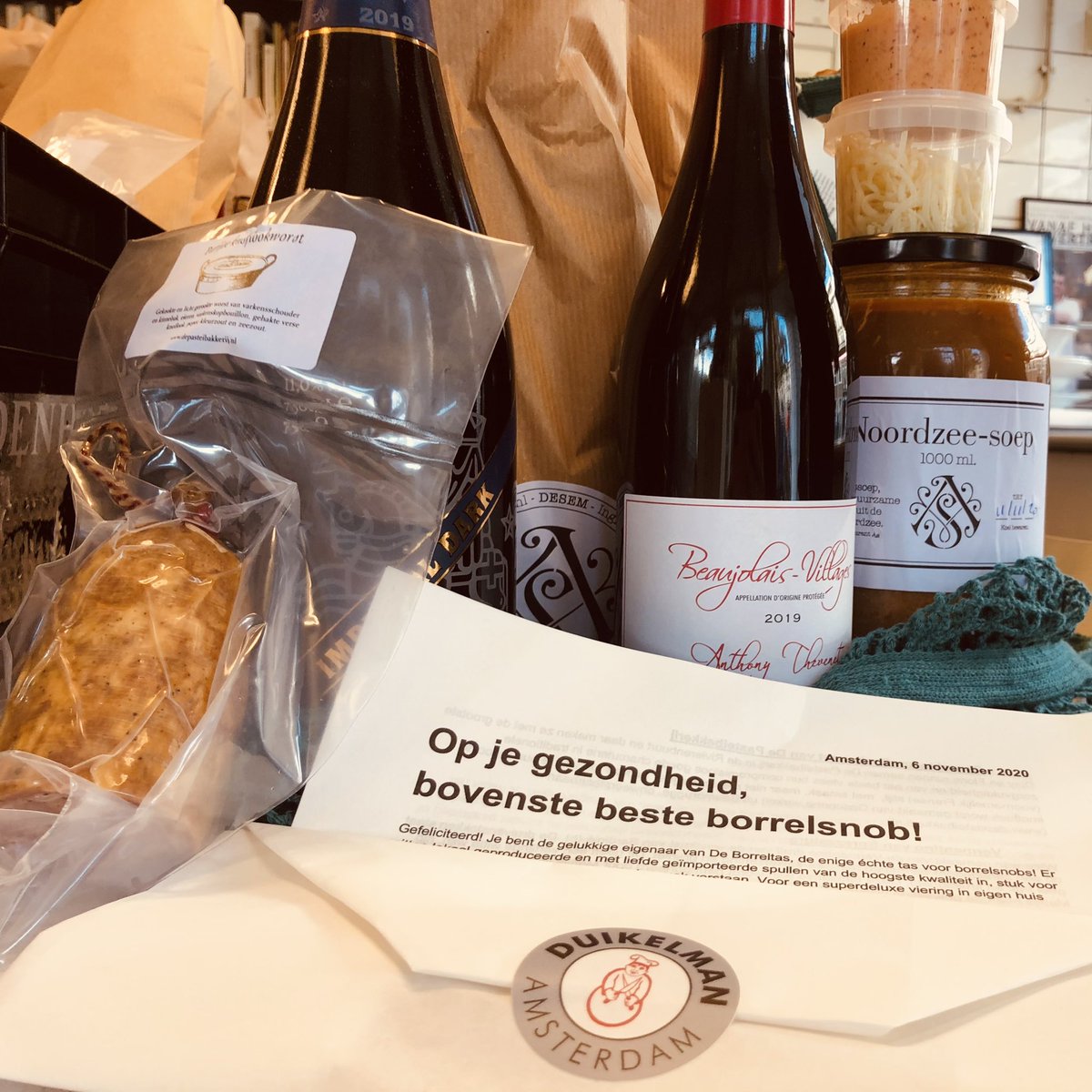 Op je gezondheid, bovenste beste #borrelsnob!