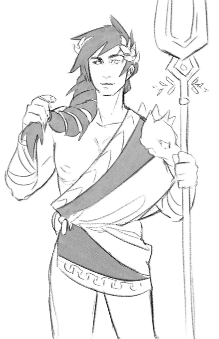 Zag's turn to have long hair #thanzag #HadesGame 