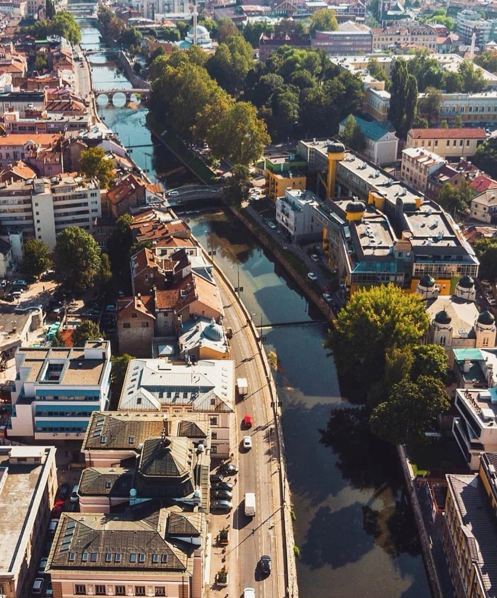 Miljacka flows through Sarajevo & it's 35,9 kilometres long. There are tens of bridges built on this river & some of the most prominent ones are: #ŠeherĆehajina ćuprija #Careva ćuprija #Latinska ćuprija #Ćumurija #Drvenija #Čobanija #AjfelovMost (Eiffel bridge)ćuprija=bridge