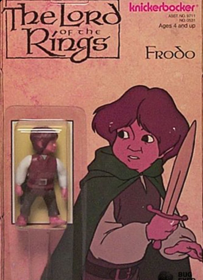 capecoraldwells's tweet image. #TheLordoftheRings   Toys I wish I had!  #Knickerbocker 1979