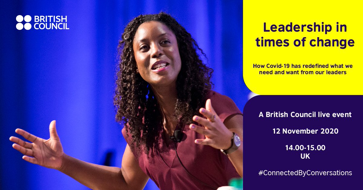 lbBritish's tweet photo. How has Covid-19 redefined what we need and want from our leaders at international, national and community level? Discuss this question with our guest speakers @MrStevenPacheco, @Lseenoi and @caroltkd2006 on 12 November https://t.co/mQNhL5YvuT #ConnectedbyConversations https://t.co/zL9qGVhVdQ