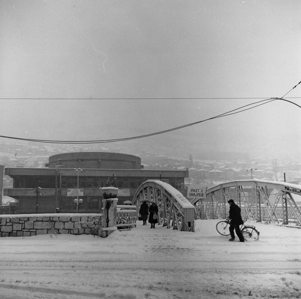 All of the above bridges were exposed to sniper fire from the Serbian artillery positions. It was difficult and very dangerous to cross them during the Siege of Sarajevo.All except one, Ćumurija bridge, because it was relatively hidden and protected by the tree canopy. #Ćumurija
