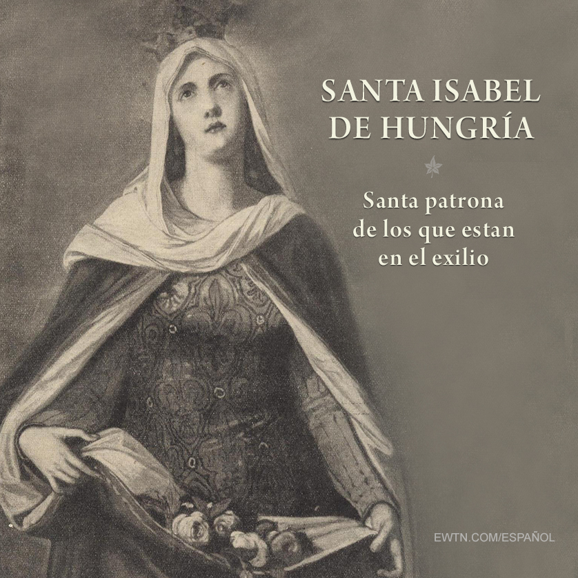 EWTNespanol's tweet photo. Santa Isabel de Hungría es la Santa Patrona de las enfermeras en España y de la ciudad de Bogotá (Colombia). Murió a los 24 años. https://t.co/OLcrZJ4rHA