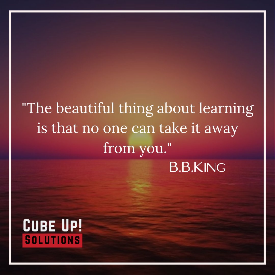 CubeUpSolution1's tweet photo. Nothing beats an educated mind

#mindsetofgreatness #success #education #quotes #cubeup https://t.co/bHLGJ3QCNy