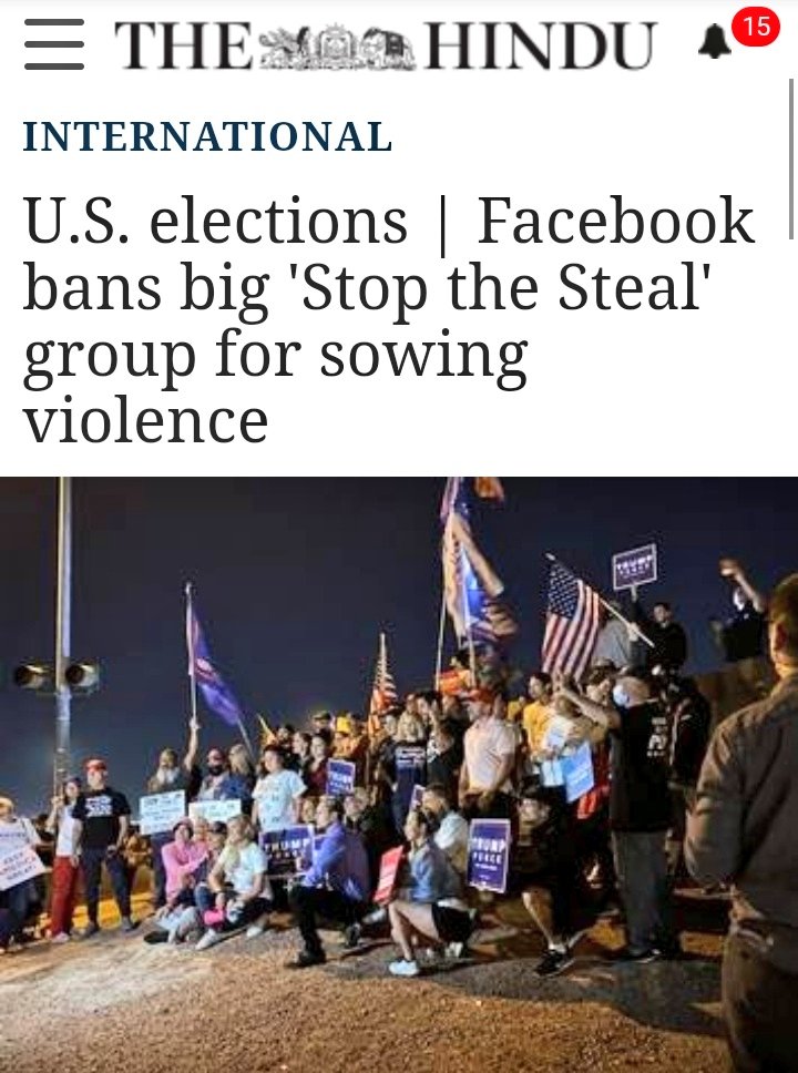 ग्रुप असुन गुरूवारी  #stop_the_steal ग्रुपसोबत या ग्रुपलाही बंद करण्यात आले.तुम्हाला ग्रुप वाढण्याची गती पाहायची असेल तर दर १० सेकंदाला १००० लोकं जोडली जात होती व त्यामुळे एका दिवसात ३,६५,००० लोकं जोडल्या गेले..फेसबुकने बंदीचे समर्थन करण्यासाठी म्हणले आहे की,"हा ग्रुप संपूर्ण