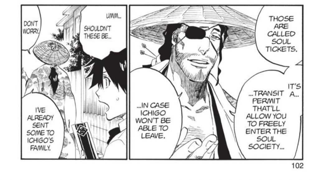 #4. Shunsui giving Ichigo’s friends Soul Tickets, implying he would stay in Soul Society after the war 412 votes (29.1%) this literally went nowhere