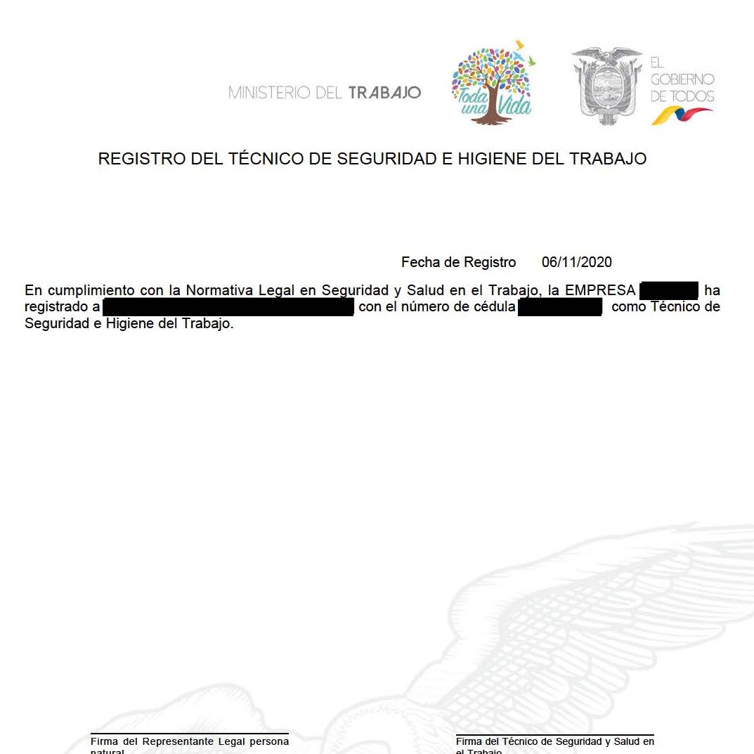 EcuadorSst's tweet photo. #ObservatorioSST│ @Caces_Ec @ASESEC1 @ces_ec @EduSuperiorEc @JuanMaGarciaSam @agustinalbanm @EducacionAN @JimmyCandell @Jeanninecruzz Denunciamos el registro de personas SIN TÍTULO en Seguridad Salud en el Trabajo como TÉCNICO DE SEGURIDAD E HIGIENE DEL TRABAJO @andresisch https://t.co/cgJIkSbX85