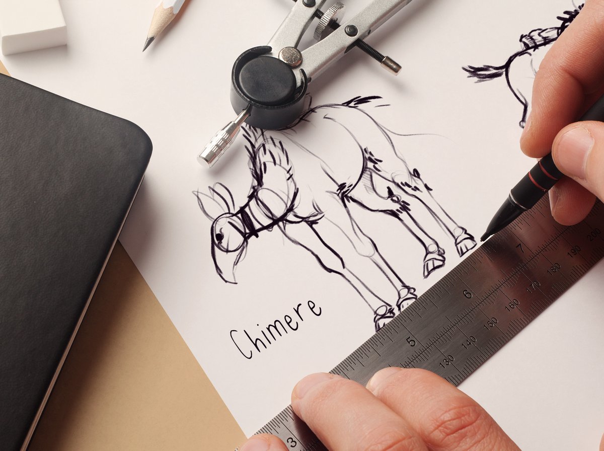 Sur papier les échelles sont trompeuses... La chimère peut mesurer jusqu'à quatre mètres et gare à ceux qui oseront s'y mesurer ! ⚔️

#indiegame