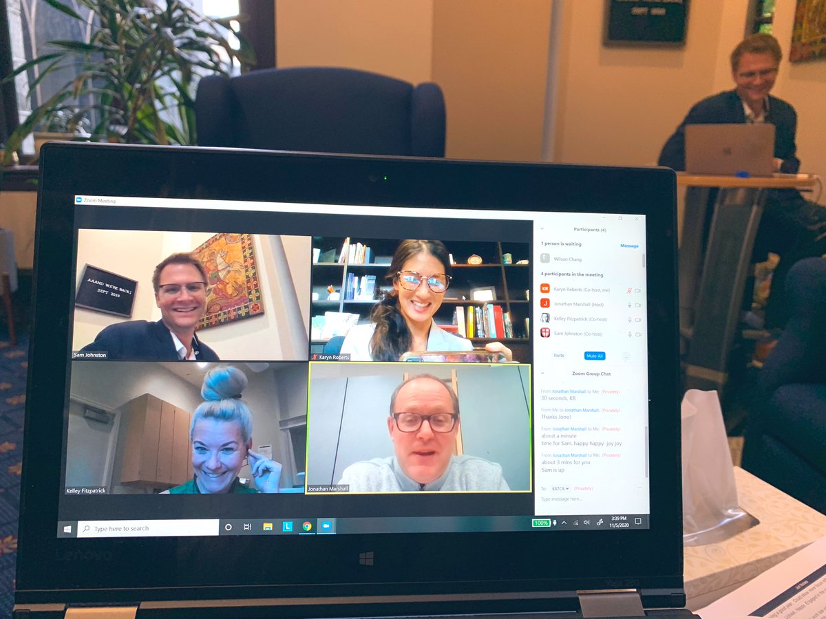 We’ve got 3-way conferences happening today on Zoom!  It’s great to talk to boys &amp; parents about their learning.  #edutwitter #FridayFeeling