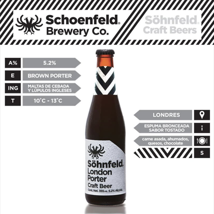 Una cerveza oscura estilo ale británica, con un carácter tostado y acaramelado, con un amargor moderado.
Así es nuestra London Porter, encuéntrala en Amazon México.
#MySchoenfeldLife #prost