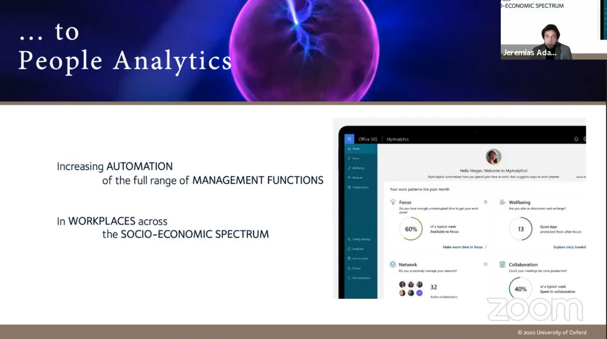 AntonioCasilli's tweet photo. #Now #live @ #UnboxingAI📦🤖
Did you know that Microsoft Teams records your performance as a worker and packs it into a useful dashboard accessible to your employer?
This, and other very scary things in @JeremiasPrassl presentation "The black-box boss"👉https://t.co/gAUo7vXKas https://t.co/B36tqYOMeh