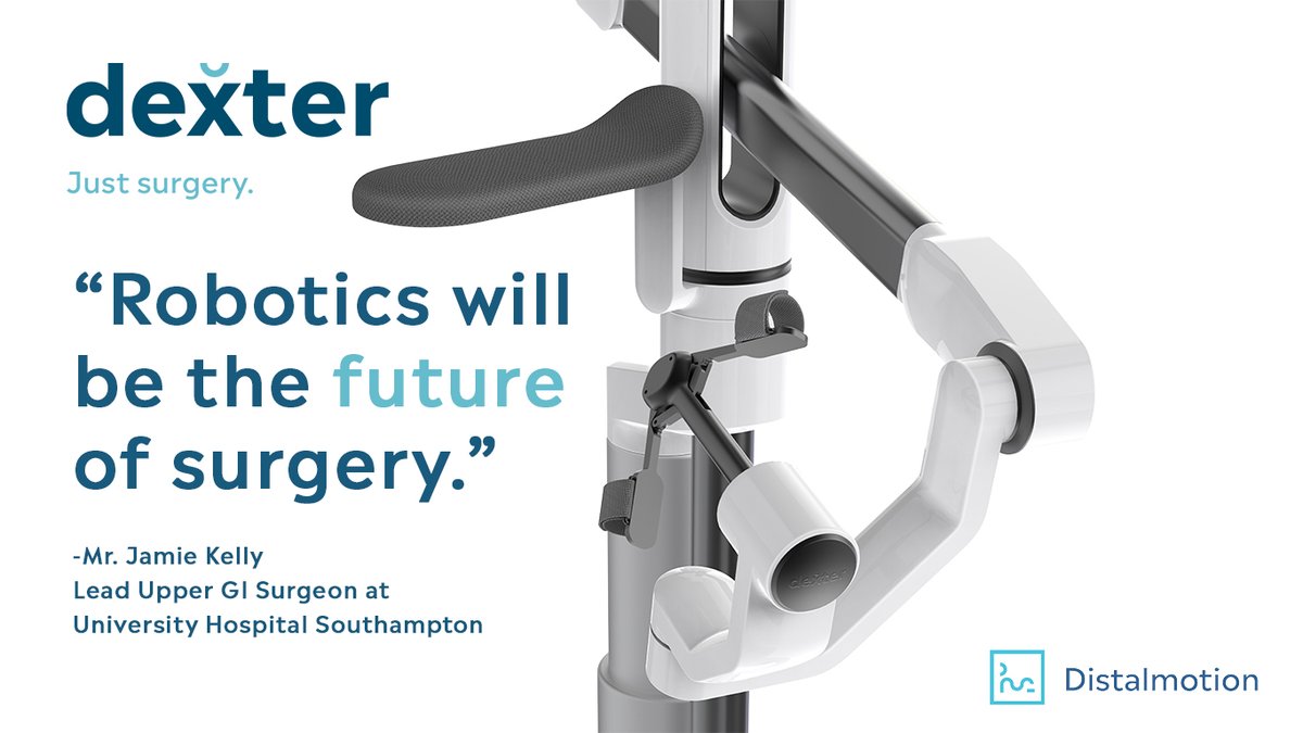 Distalmotion's tweet photo. "Robotics will be the future of surgery." - Mr. Jamie Kelly https://t.co/KaSqIWg1Vo