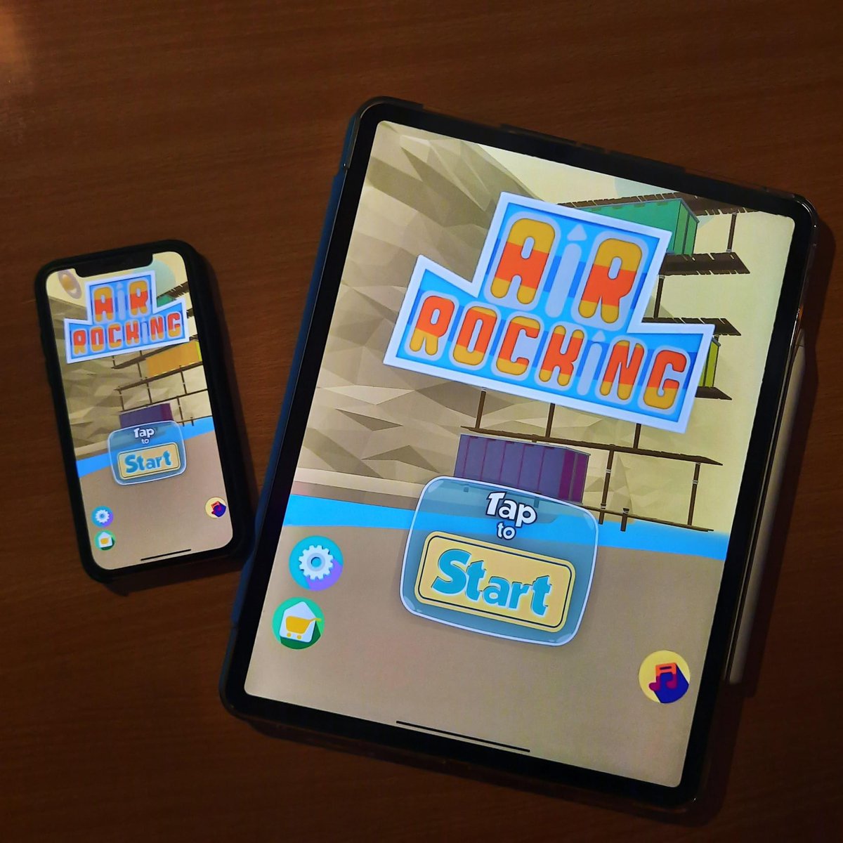 AmirAhmedSJ's tweet photo. It is available across all #iOS devices.
#AirRocking download now from the @AppStore : https://t.co/7g1yM8FAhq
made with #buildbox #nocode #indiegame #indiegamedev #AppStore #iTunes #Apple @AppStoreGames @AppleArcade #acade #lowpoly #3d #cyberpunk #interactive https://t.co/ODmnePUQNL