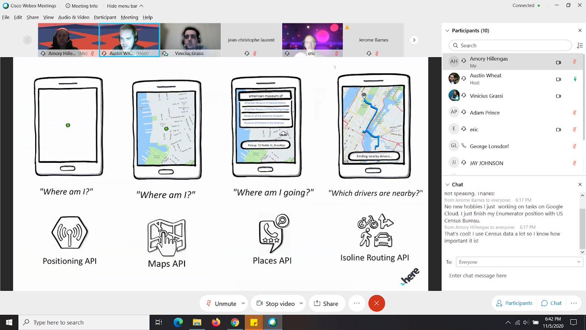 GeoPHL's tweet photo. Thank you @here for a really fun presentation last night! I'm sure many of us order takeout🍕 or a ride share 🚘without ever thinking about all the cool location awareness 🌐 behind it, but now at least some of us will appreciate it! https://t.co/vEH82xrELk