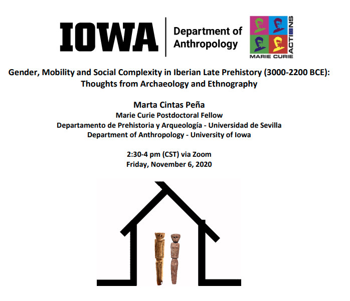 AUiowa's tweet photo. Come listen to Marta's talk about Iberian #archaeology today at 2:30 CST! #anthgrad #UIowaanthropology https://t.co/91cGfXw6Lg