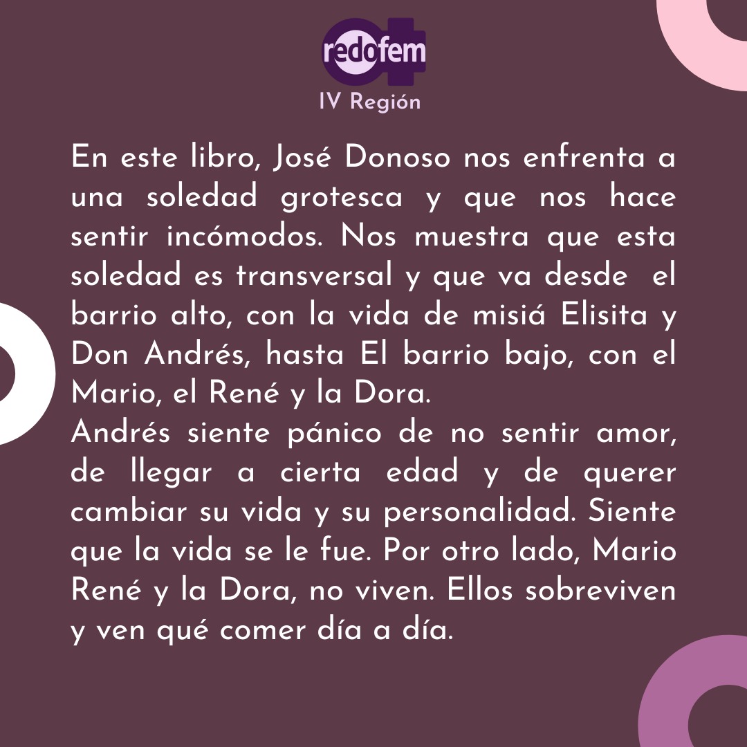 RedofemIVregion's tweet photo. En este jueves de #FomentoLector que va un viernes :D les recomendamos #Coronación de #JoséDonoso Un libro rico en cuanto a personajes, historias, temáticas y frases para perdernos en nuestros pensamientos. Nos centramos en #Estela 
#NosotrasLeemos 
#RedofemIVRegión https://t.co/ZcXAmACX1E