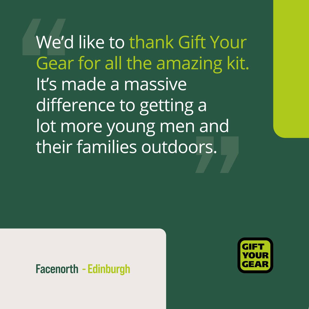 giftyourgear's tweet photo. @PiltonYouthProj has had a huge impact in North Edinburgh through their FACENorth project.
To find out more about #PYCP, and how #GiftYourGear contributions have helped make a difference visit ➡️https://t.co/0vMJvk37Hy
#SundayReads #Donate #Reuse #Rohan https://t.co/LS25yoHstK
