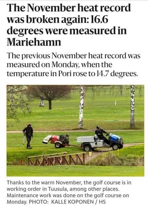 AmeriFinnTurf's tweet photo. When the biggest newspaper in Finland features your work routine in their article... Priceless💚
#helsinginsanomat #golfmaintenance #leafpatrol #teamwork #buffaloblower https://t.co/RwyGDzMMXC