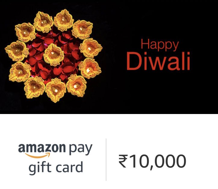 dealztrendz's tweet photo. #Giveaway Alert 🚨

Amazon gift cards worth ₹10,000
                     
✅ Follow @dealztrendz
🔁 Retweet
📣 Tag 3 friends in a comment
(Must do all to Enter)

We’ll pick 5 random followers on 12th NOV &amp; each will get a gift card worth ₹2,000 

GET SET GO #DealzTrendzGiveaway https://t.co/7nYPHIsPSa