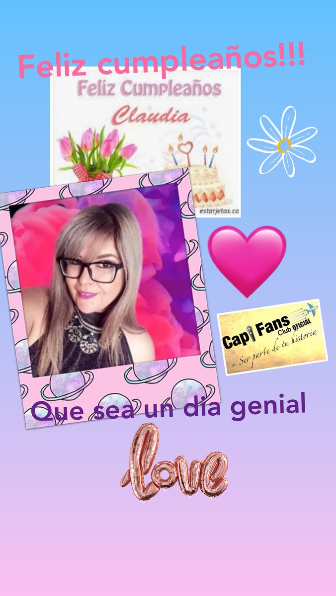 CapiFansOficial's tweet photo. Feliz cumpleaños #cludiadelvallle
, Que tengas un gran día junto a tus seres queridos, Te enviamos un fuerte abrazo 🥳🥳🥳💛💛💛 #PorAmorAlCapi Hector Ugarte Bishop https://t.co/FQ5IQqwAdv