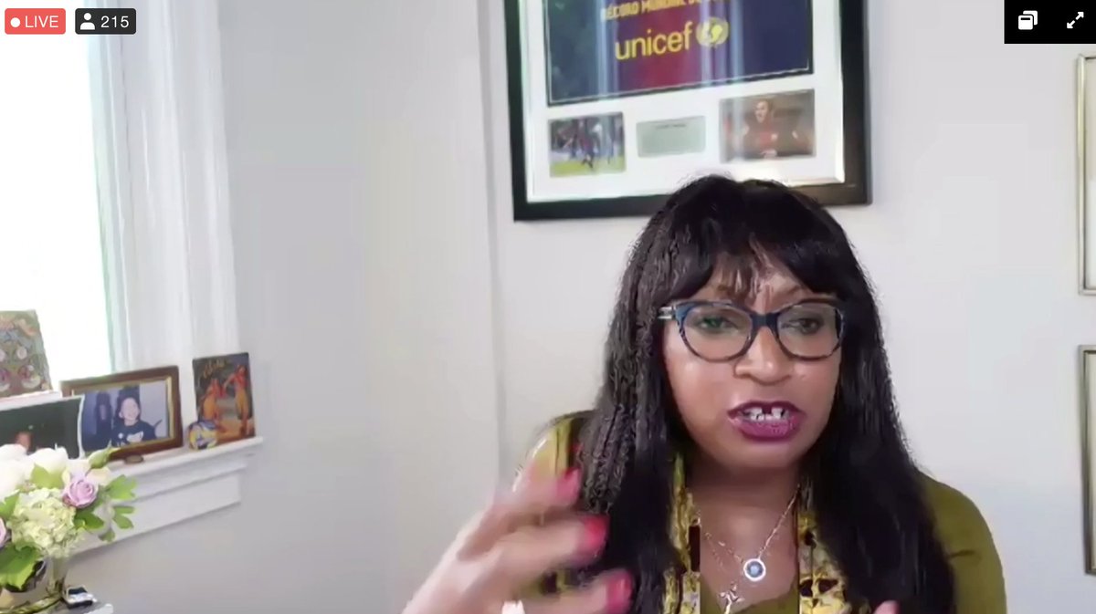 The_ILA's tweet photo. "We have to ensure that girls are not forgotten in all of this. We have to carve out gender-specific responses." @SandieOkoro #ILA2020Global https://t.co/aZv7F6T6so