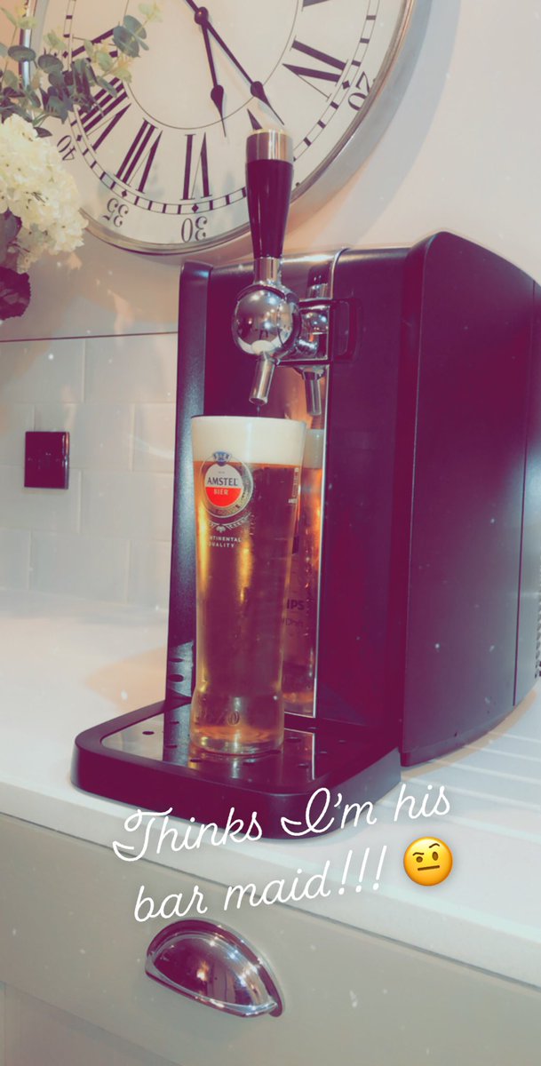 fern_nicholson's tweet photo. Thinks I’m his bar maid !!! 🤨 @ward619 https://t.co/wgQv1PLulf