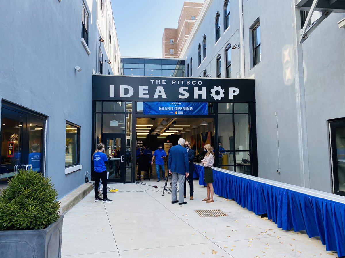 Today is the day!! The Pitsco Idea Shop officially opens today at Noon! We’ll livestream the grand opening ceremony on our Facebook page! 

And at 4pm, tune back in for CO2 dragster races featuring area students!!
