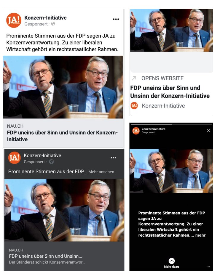konzern_vi's tweet photo. @KomiteeSchein @RuediNoser Wir haben diesen Beitrag:
https://t.co/FF9rdkGmz8 auf Facebook gepostet und auf Insta-Story spielt Facebook den Beitrag verkürzt aus. Wir haben den Post gestoppt – danke für den Hinweis. https://t.co/BodybdIcLP