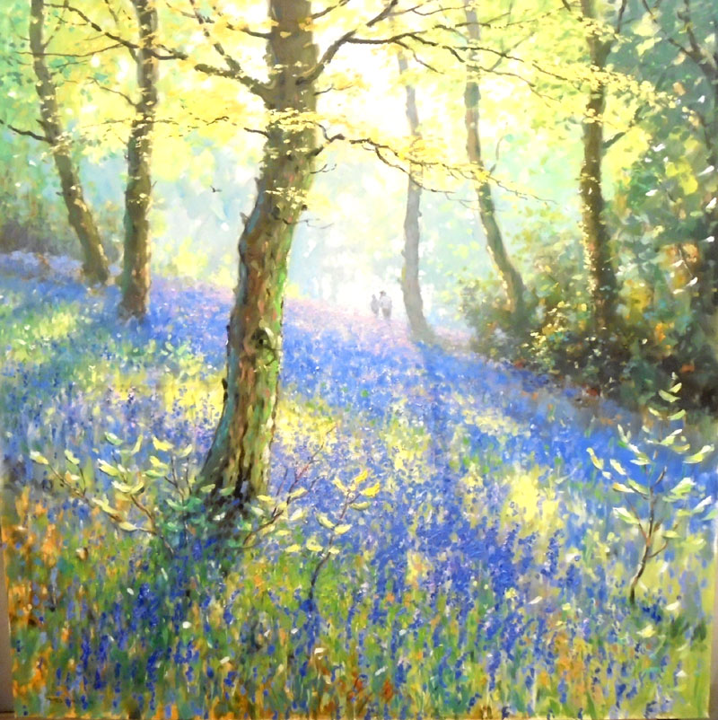 絵画販売のトライアンフギャラリー 東京駅 イギリスの風景画家プレストンの素晴らしい油絵が入荷