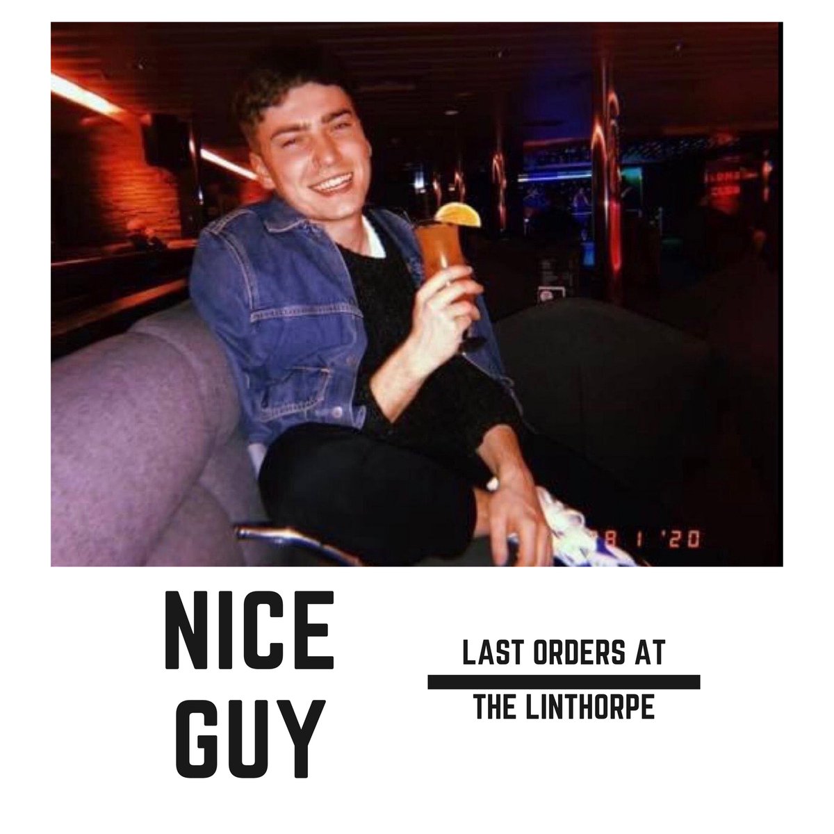 NICEGUYBAND's tweet photo. One week to go until Last Orders At The Linthorpe... no not literally, that’s already happened thanks to Doris... but our new single drops one week from today...! https://t.co/PArYxRDx7k